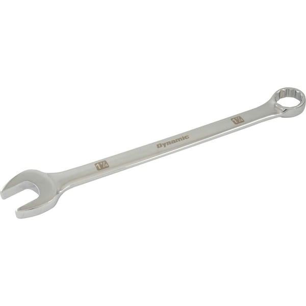Tools 1-1/4" 12 Point Combination Wrench, Mirror Chrome Finish